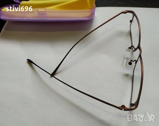 Рамка за очила титан. Унисекс кафяво​. - Ново., снимка 11 - Слънчеви и диоптрични очила - 27857621