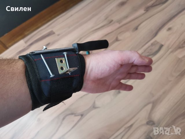 Магнитна гривна за инструменти с 5 магнита, снимка 2 - Други инструменти - 35453416