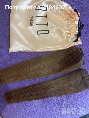 OTTO Brand естествена таиландска коса 150гр 45см , снимка 3 - Аксесоари за коса - 43266039