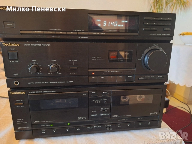 TECHNICS SA-X900 FM STEREO DOUBLE CASSETTE RECEIVER.MADE IN JAPAN., снимка 2 - Ресийвъри, усилватели, смесителни пултове - 53314044