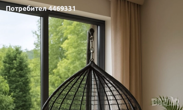 Градинска висяща люлка тип гнездо,яйце–Промоция!, снимка 2 - Градински мебели, декорация  - 52332462