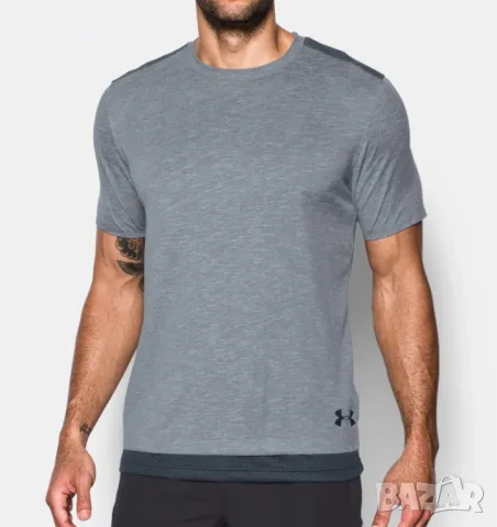 Under Armour The Layered Short Sleeve - страхотна мъжка тениска Л