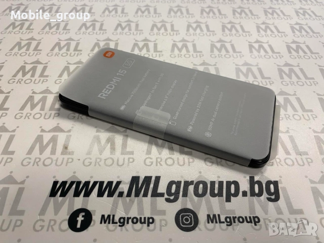 #MLgroup предлага Xiaomi Redmi 15 5G 256GB / 8GB RAM Black, нов.