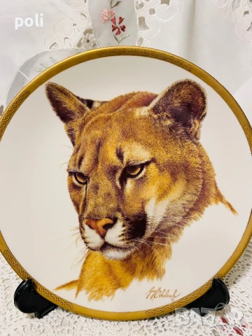 порцеланова чиния за стена 3 , снимка 2 - Декорация за дома - 51183942