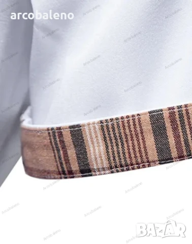 Елегантна мъжка риза с къс ръкав, 2цвята , снимка 10 - Ризи - 46231357