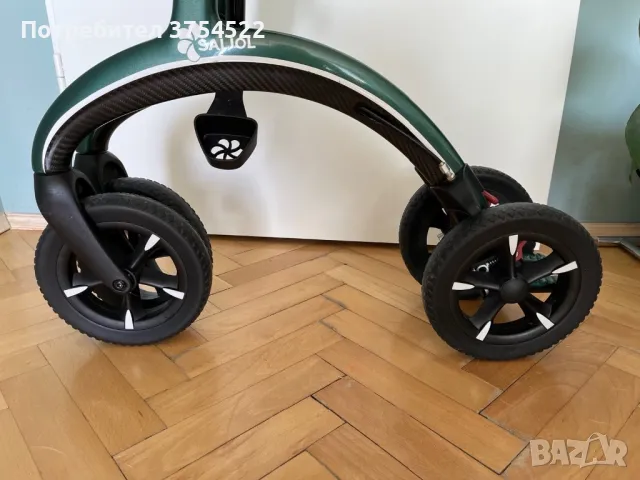 Saljol Carbon Rollator Карбонов Ролатор за възрастни хора / проходилка, снимка 2 - Ролатори - 47801293