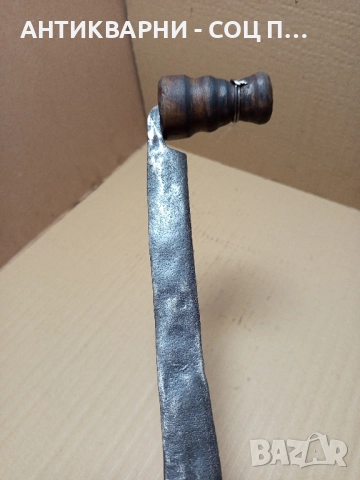 Стар Ръчно Кован Дърводелски Рукан., снимка 9 - Антикварни и старинни предмети - 51556528