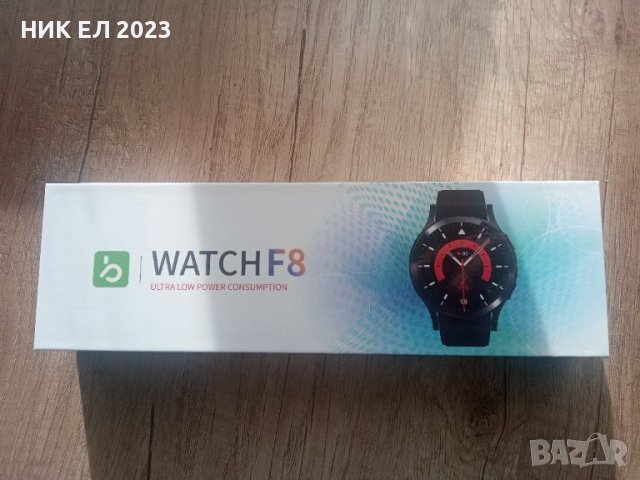 Часовник Smart Watch F8 мъжки модел с гумена каишка, снимка 1