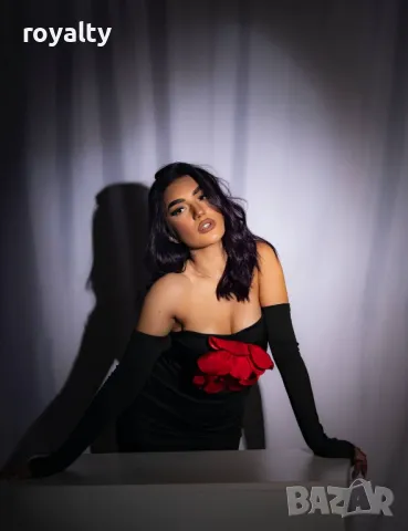 Стилна дамска рокля , снимка 2 - Рокли - 49492569