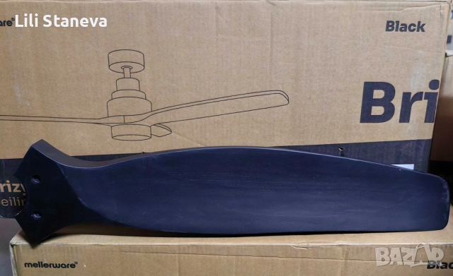 Таванен вентилатор с LED светлина -50% отстъпка -  Brizy Bright Ceiling Fan. , снимка 3 - Вентилатори - 51467184