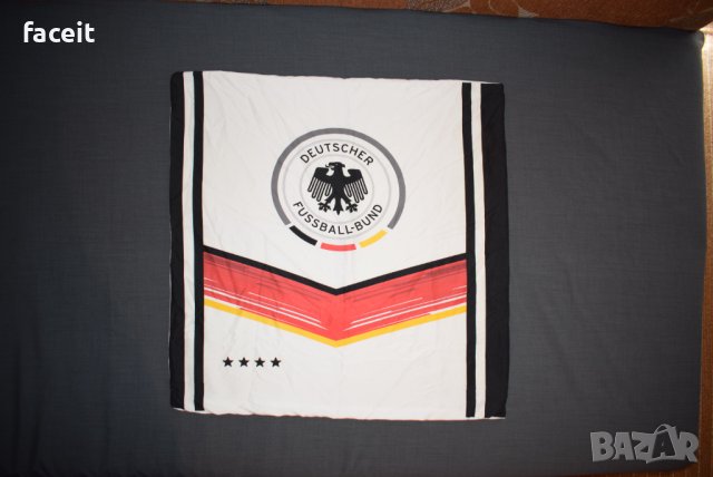 Deutscher Fussball-bund - Страхотно 100% ориг. знаме/калъфка / Германия / Deutschland, снимка 1 - Фен артикули - 43929441
