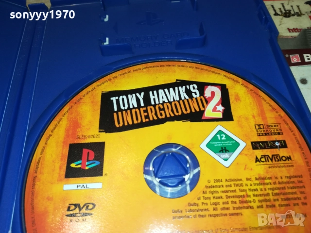 SONY PS2 GAME TONY HAWKS 2610251914, снимка 11 - Игри за PlayStation - 52188643