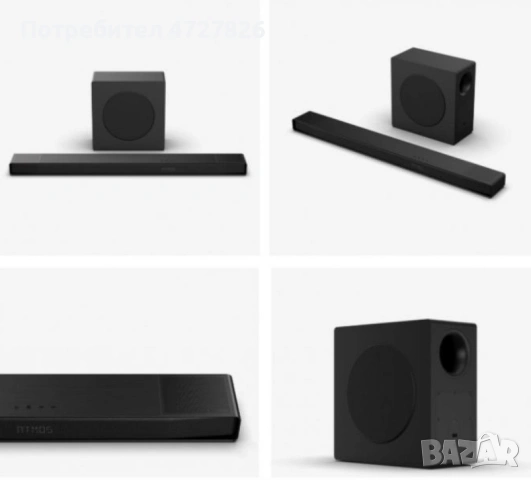 Аудио система Hisense - AX3120G, 3.1.2, черна, снимка 4 - Аудиосистеми - 53345563