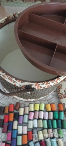 Кош за съхранение на шивашки материали* С над 70 броя макари , снимка 15 - Други стоки за дома - 53219890