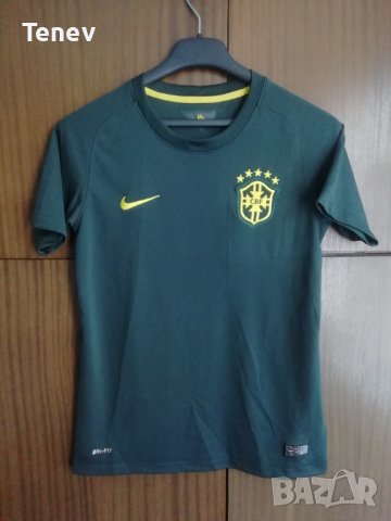 Brazil Douglas Costa Nike оригинална тениска фланелка Бразилия Brasil 12-13г 147-158см, снимка 2 - Детски тениски и потници - 43489251