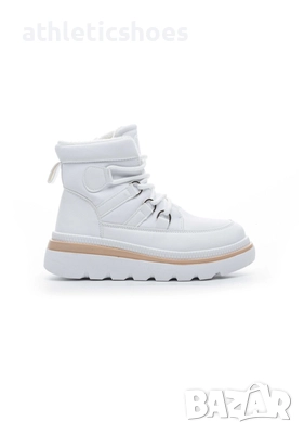 Дамски зимни боти на палтформа -2097, снимка 4 - Дамски боти - 52103999