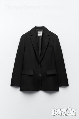 Дамско черно сако Н&М