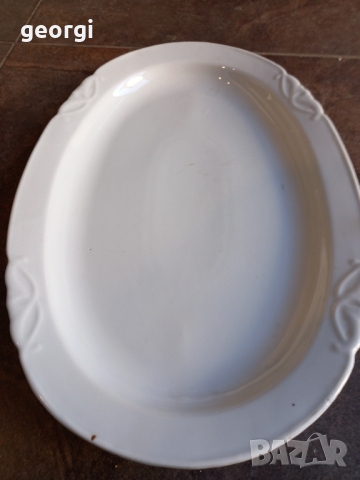 българско порцеланово плато СИП Стойко Пеев     14/4, снимка 2 - Сервизи - 44889512