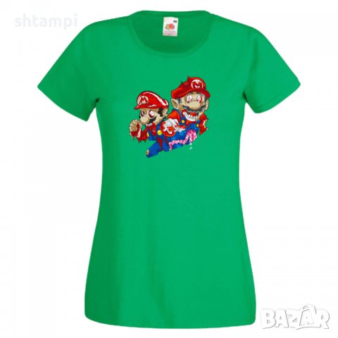 Дамска тениска Mario Zombie 2 Игра,Изненада,Подарък,Празник,Повод, снимка 10 - Тениски - 37237456