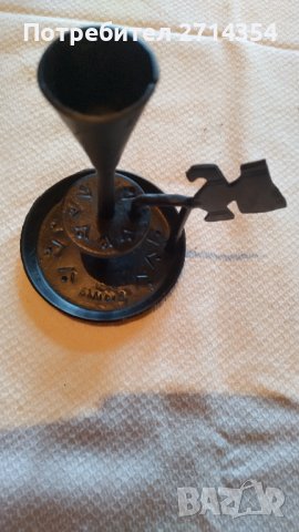 Красив свещник от ковано желязо , снимка 4 - Други - 39648575