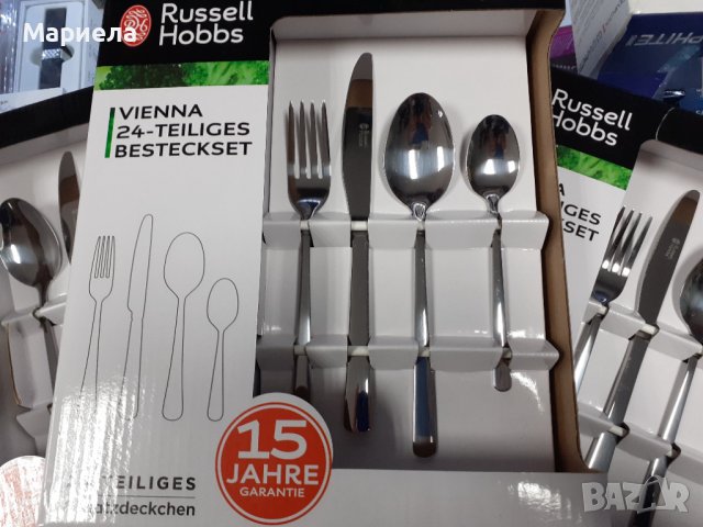 Комплект прибори за хранене Russell Hobbs Vienna за 6души - огледално полирани, снимка 5 - Прибори за хранене, готвене и сервиране - 39629709