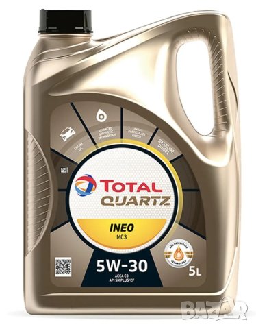 Масло TOTAL QUARTZ INEO MC3 5W30, 5л