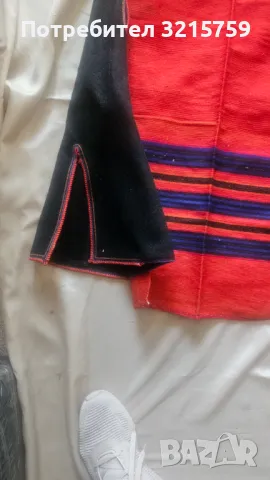 АВТЕНТИЧНА КЮСТЕНДИЛСКА САЯ НОСИЯ ,златна СЪРМА, пафти, снимка 3 - Антикварни и старинни предмети - 50348307