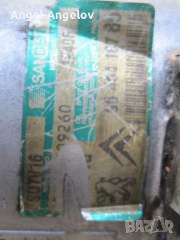 Компресор за климатик 9646416780 Sanden SD7V16 PEUGEOT CITROEN 807,607,406, 2.0 HDI xsara picasso, C, снимка 4 - Части - 43336646