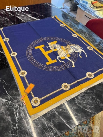 шалове %100 Кашмир Размер 1.90x65 Louis Vuitton hermes Balenciaga , снимка 5 - Шалове - 52907797