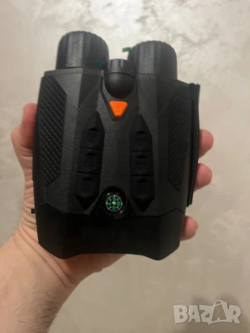 Бинокъл за нощно виждане 42 мп  инфрачервен HD качество  , 5000mah, 3", 800м, x10 увеличение, снимка 5 - Оборудване и аксесоари за оръжия - 53434330