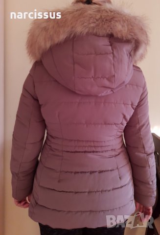  "Zara " ,ново Зимно яке ,цвят пясък., снимка 4 - Якета - 27568267