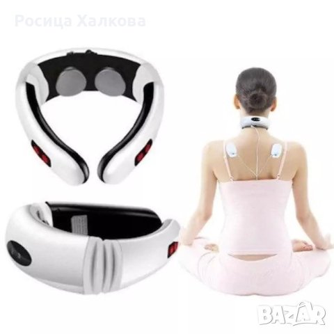 Електромагнитен импулсен масажор за шия и гръб, 6 режима на управление, снимка 2 - Масажори - 44004302