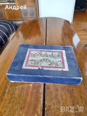 Стар детски дървен конструктор #3