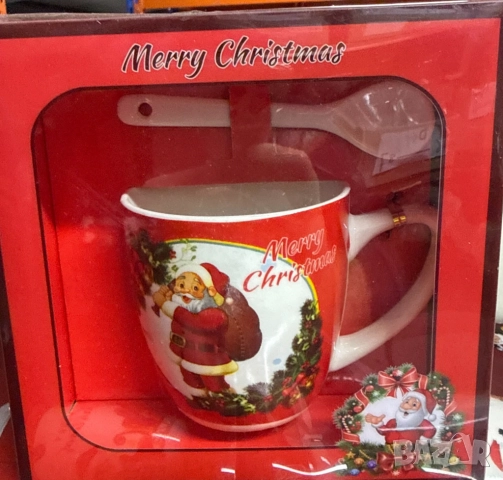 Коледни порцеланови комплекти, снимка 4 - Чаши - 51997708