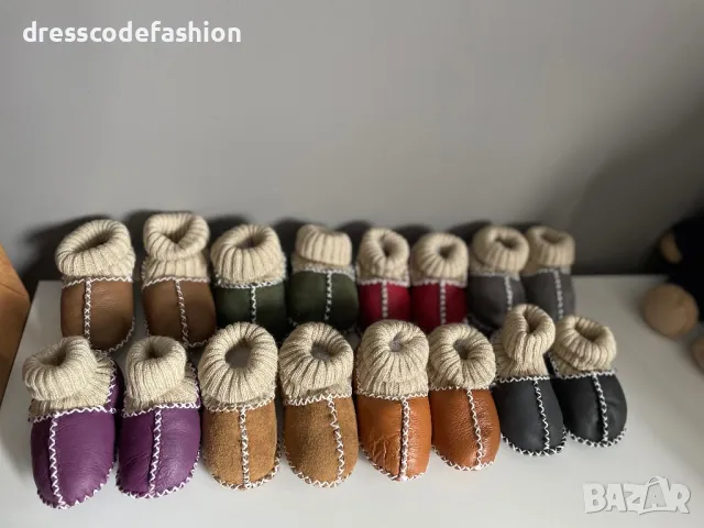 Сладурски бебешки буйки от естествена кожа, снимка 14 - Детски пантофи - 48039709