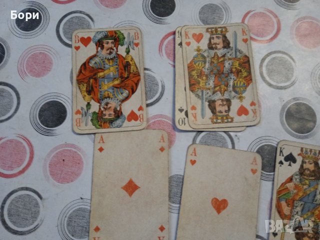 Стари карти тип ROCOCO, снимка 2 - Карти за игра - 38254905