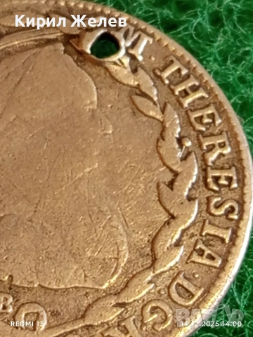 Сребърна монета 20 кройцера 1776г. Мария Терезия Унгария за КОЛЕКЦИЯ 52907, снимка 3 - Нумизматика и бонистика - 53096213