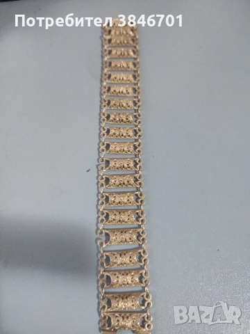 Стара сребърна гривна , снимка 5 - Антикварни и старинни предмети - 52878039