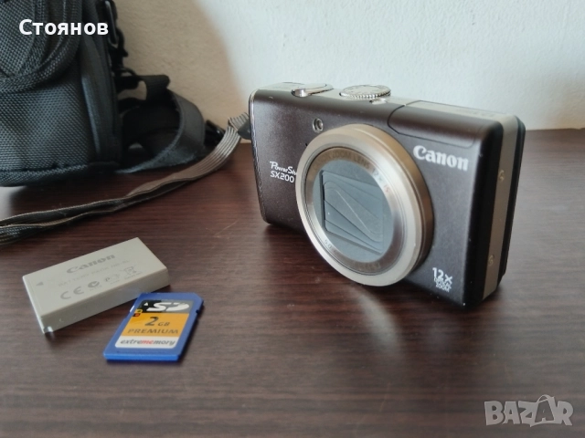 Canon PowerShot SX200 IS 12.1 MP Japan, снимка 12 - Фотоапарати - 50338312