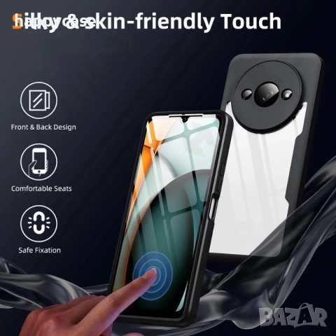 Honor Magic 8 Lite / FLEXI 360° Кейс калъф с протектор, снимка 5 - Калъфи, кейсове - 52952712