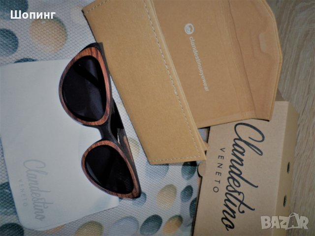 Слънчеви очила от абанос Clandestino , снимка 5 - Слънчеви и диоптрични очила - 28079894
