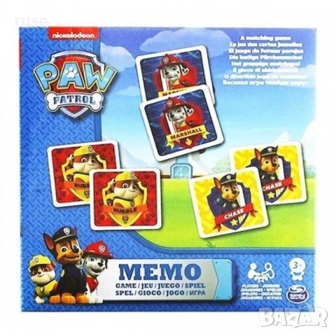 НОВИ! Пес Патрул Мемо карти игра 48 броя, снимка 5 - Игри и пъзели - 39881218