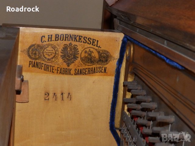 Много старо и запазено пиано C.H.BORNKESSEL , снимка 8 - Пиана - 26707892