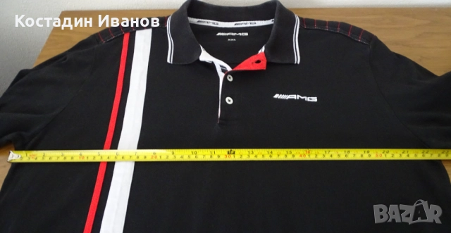 Mercedes-AMG поло блуза с дълъг ръкав Daimler AG, снимка 11 - Блузи - 52594015