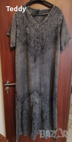 Красива рокля с големи размери (Индия), снимка 2 - Рокли - 51837689