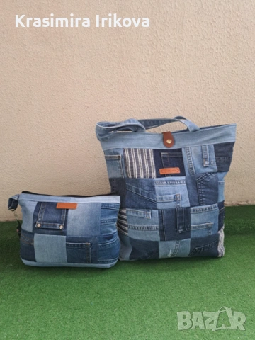 Дамска дънкова чанта , снимка 4 - Чанти - 53482522