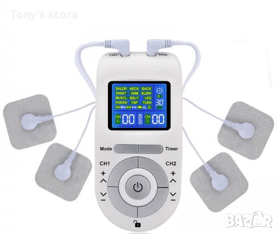 Електронен импулсен масажор EMS Устройство за физиотерапия, снимка 6 - Други - 28307552