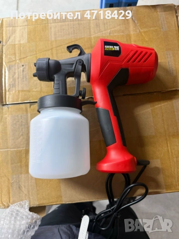 Електрически пистолет за боядисване Electric Paint Sprayer Elite — перфектно покритие без следи и ка, снимка 3 - Куфари с инструменти - 53241474