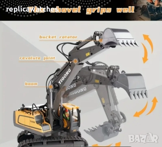 багер с дистанционно, снимка 7 - Електрически играчки - 51469858