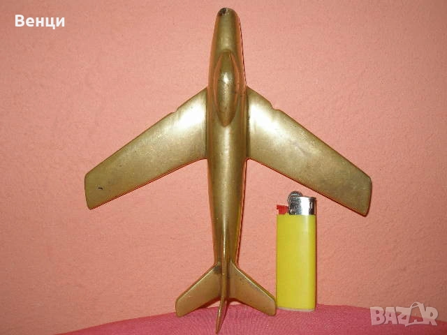 Бронзов Самолет, снимка 16 - Антикварни и старинни предмети - 53602258